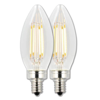 B11 4.5-Watt (60 Watt Equivalent) Candelabra Base Clear Dimmable Filament LED Lamp