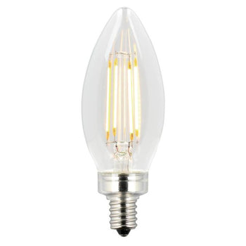 B11 4.5-Watt (60 Watt Equivalent) Candelabra Base Clear Dimmable Filament LED Lamp