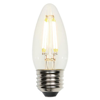 B11 4-1/2-Watt (40 Watt Equivalent) Medium Base Clear Dimmable Filament LED Lamp