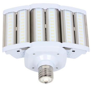 Shoebox 80-Watt (250 Watt Equivalent) Extended Mogul Base Daylight High Lumen LED Lamp