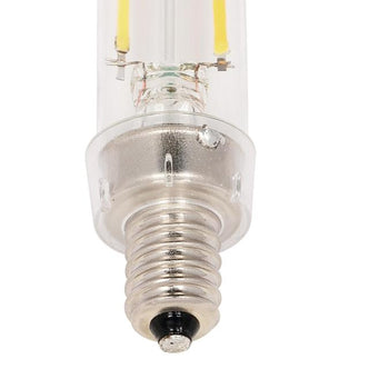 T6 2.5-Watt (25 Watt Equivalent) Candelabra Base Clear Dimmable Filament LED Lamp