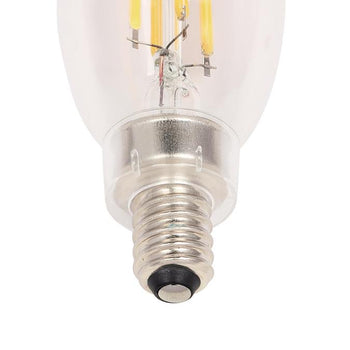 B11 4-Watt (40-Watt Equivalent) Candelabra Base Clear Dimmable Filament LED Lamp