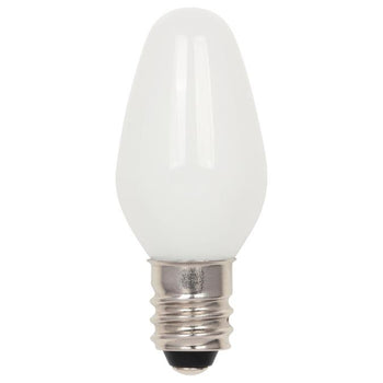 C7 0.5-Watt (4 Watt Equivalent) Candelabra Base Frosted LED Lamp