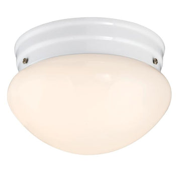 7-1/4-Inch Dimmable LED Indoor Flush Mount Ceiling Fixture, White Finish