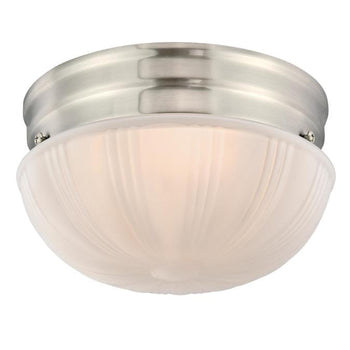 6-7/8-Inch Dimmable LED Indoor Flush Mount Ceiling Fixture, Brushed Nickel Finish