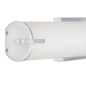 One-Light 25-Watt LED Indoor Wall Fixture with Color Temperature Selection, Brushed Nickel Finish