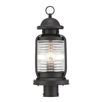 Weatherby One-Light Outdoor Post-Top Fixture, Weathered Bronze Finish