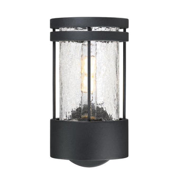 Mosley One-Light Outdoor Wall Fixture, Textured Black Finish