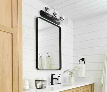 thumbnail image 2 of Generation Lighting Gereon Wall Sconce - Black Bathroom Vanity Light For ST19 Bulbs 2 of 11