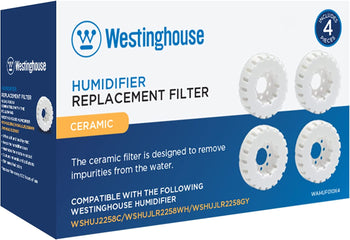 Set of 4 Ceramic Ball Filters for Humidifiers WSHUJ2258C, WSHUJLR2258WH, and WSHUJLR2258GY