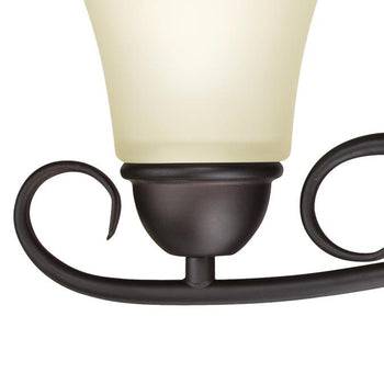 Dunmore Four-Light Indoor Wall Fixture, Oil Rubbed Bronze Finish