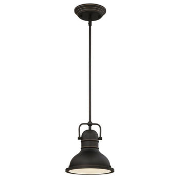 Boswell One-Light LED Indoor Mini Pendant, Oil Rubbed Bronze Finish