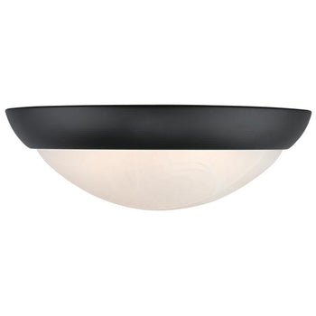 11-Inch LED Flush Mount Ceiling Fixture, Oil Rubbed Bronze Finish