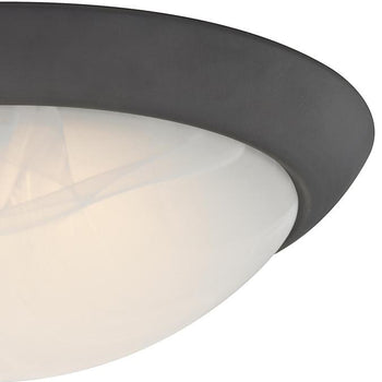 11-Inch LED Flush Mount Ceiling Fixture, Oil Rubbed Bronze Finish