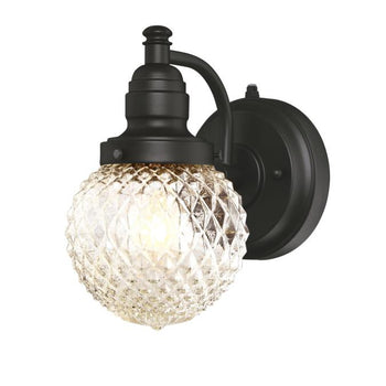 Eddystone One-Light Outdoor Wall Fixture, Oil Rubbed Bronze Finish