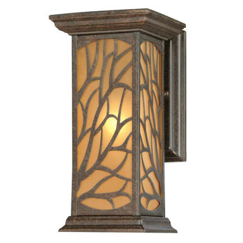 Glenwillow One-Light Outdoor Wall Lantern, Victorian Bronze Finish