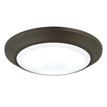 7-3/8-Inch Dimmable ENERGY STAR 4000K LED Indoor/Outdoor Surface Mount Ceiling Fixture, Oil Rubbed Bronze Finish