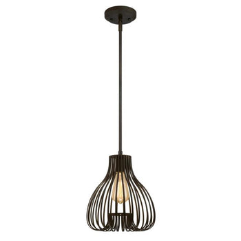 One-Light Indoor Pendant, Oil Rubbed Bronze Finish