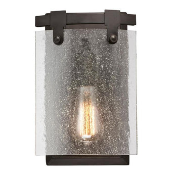 Burnell One-Light Indoor Wall Fixture, Oil Rubbed Bronze Finish