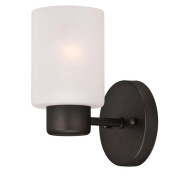 Sylvestre One-Light Indoor Wall Fixture, Oil Rubbed Bronze Finish