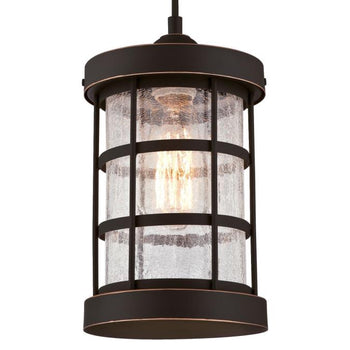 Barkley One-Light Indoor Mini Pendant, Oil Rubbed Bronze Finish with Highlights