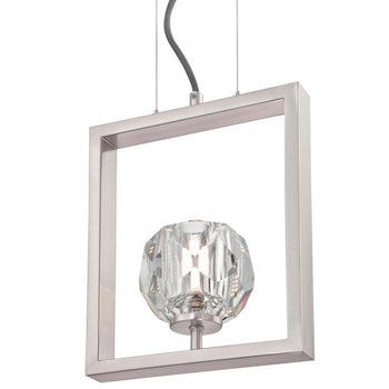 Zoa One-Light LED Indoor Pendant, Brushed Nickel Finish