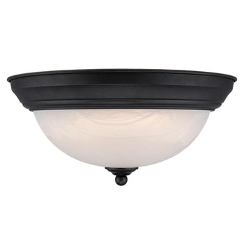 11-Inch Dimmable LED Indoor Flush Mount Ceiling Fixture, Oil Rubbed Bronze Finish