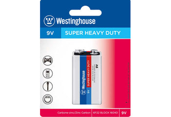 Super Heavy Duty Batteries 9V 1 Pack