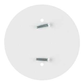 White Outlet Concealer, Holes Spaced 3 1/2-Inch Apart