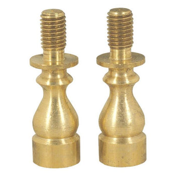 Two 1-Inch Shade Risers, Solid Brass