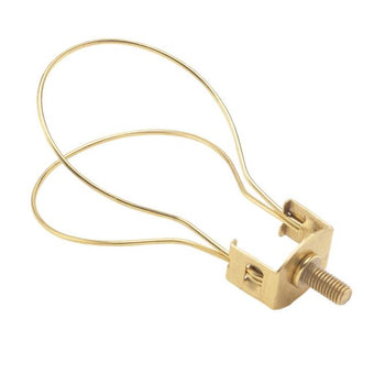 Clip-On Lamp Adapter, Brass Finish