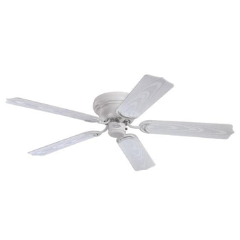 Contempra 48-Inch Five-Blade Indoor/Outdoor Ceiling Fan, White Finish