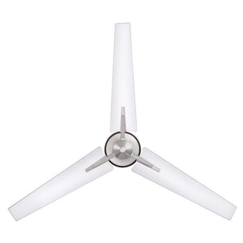 Julien 54-Inch Three-Blade Indoor Ceiling Fan, Brushed Nickel Finish, Remote Control Included