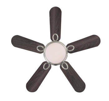 Cassidy 36-Inch Five-Blade Indoor Ceiling Fan, Brushed Nickel Finish with Dimmable LED Light Fixture