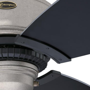 Thurlow 54-Inch Three-Blade Indoor Ceiling Fan, Industrial Steel Finish