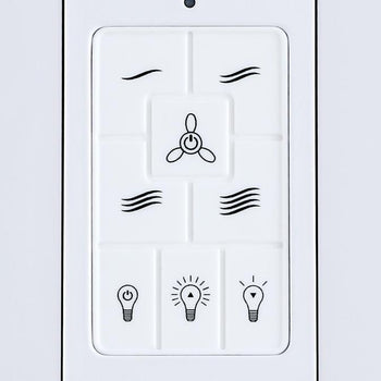 4 Speed Ceiling Fan and LED Light Wall Control