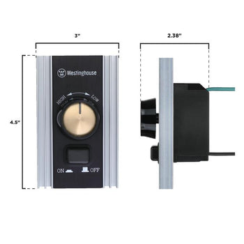 Variable Speed Ceiling Fan Rotary Wall Control