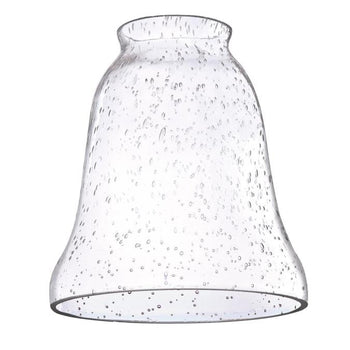 2 1/4-Inch Clear Seeded Bell Shade