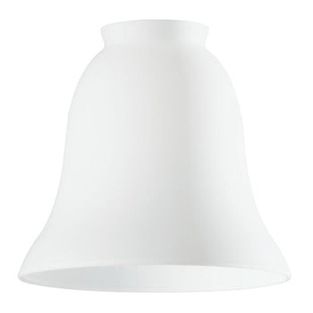 2 1/4-Inch White Opal Bell Shade