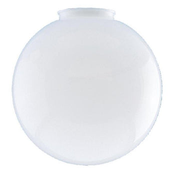 6-Inch White Polycarbonate Globe
