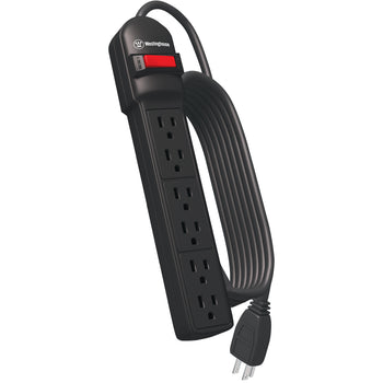 6-Outlet Power Strip With 15 FT Cord