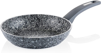 Gray granite marble finish frying pan (12