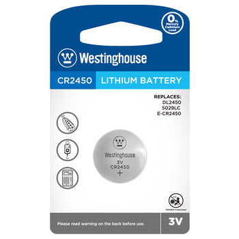 Lithium Button Cell Batteries CR2450-BP1