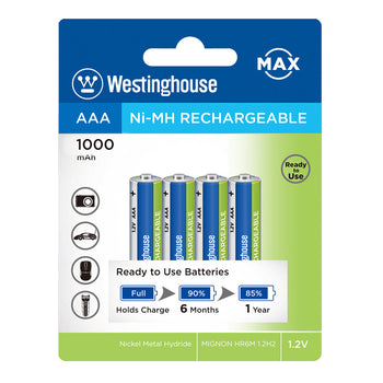 Ni-MH Rechargeable – NH-AAA1000ARBP4-MAX