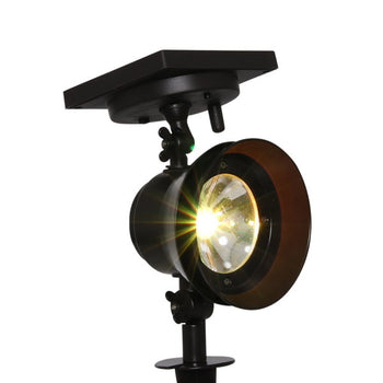 Bluetooth® Solar Powered Spot Light - Remington Bronze Finish - 1PK
