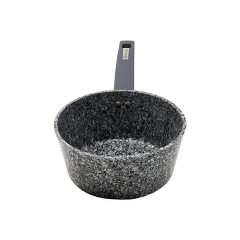 Gray granite marble finish sauce pan (8