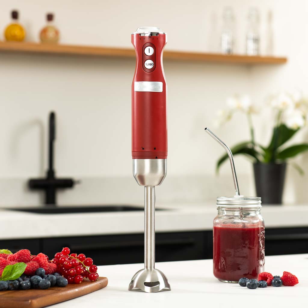 Wkhbs270Rd Retro Hand Blender ويستنغهاوس Https://Www.youtube.com/Watch?V=Kgkz_Qqf8Ss Westinghouse Retro Hand Blender Has 5 Speed Control With Turbo Function As Well As Stainless Steel Blending Rod And Blade. It Provides Professional Results For The Most Difficult Of Jobs. For More Than A Century, Westinghouse Has Consistently Provided Innovative, Reliable, High-Quality Products And Customer Service. It’s A Combination Of Groundbreaking Technology And Rock-Solid Dependability That’s Made Us One Of The World’s Most Trusted Brands.
&Lt;Ul Class=&Quot;Py-1 List-Disc Ml-7 Md:ml-4&Quot;&Gt;&Lt;Li Class=&Quot;Font-Heading-Light&Quot;&Gt;5 Speed Control&Lt;/Li&Gt;&Lt;Li Class=&Quot;Font-Heading-Light&Quot;&Gt;Turbo Function&Lt;/Li&Gt;&Lt;Li Class=&Quot;Font-Heading-Light&Quot;&Gt;Stainless Steel Blending Rod And Blades&Lt;/Li&Gt;&Lt;/Ul&Gt; وستنجهاوس خلاط يدوي ويستنجهاوس خلاط يدوي Wkhbs270Urd - أحمر