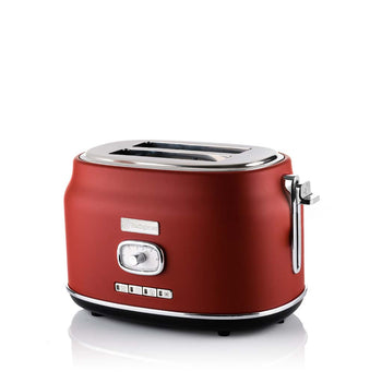Retro Series 2 Slice Toaster - Red