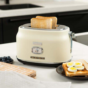 Retro Series 2 Slice Toaster - White
