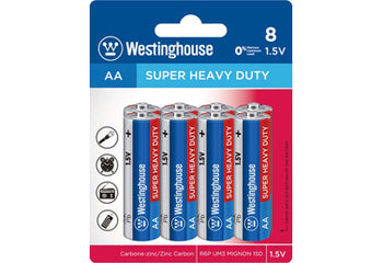 Super Heavy Duty Batteries AA 8 Pack
